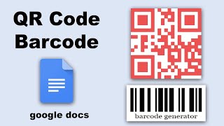 How to Create Qr or Barcode in Google Docs