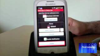 Calendar in Status Bar per Android KUGO screenshot 1