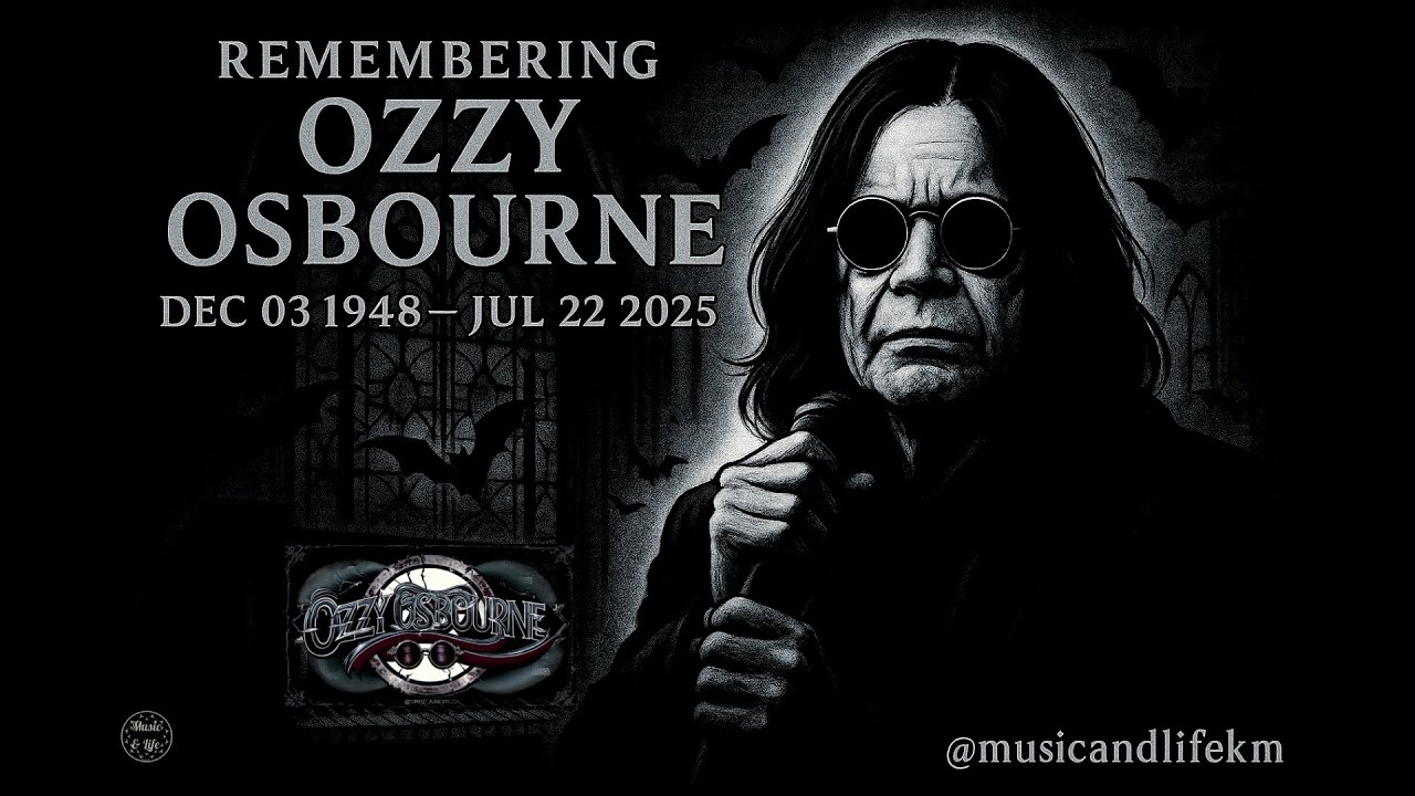 R.I.P.: OZZY OSBOURNE (Dec 03, 1948 - Jul 22, 2025) 🎶 Heavy