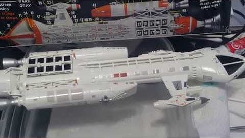 Space 1999 Mark IX Hawk decals complete
