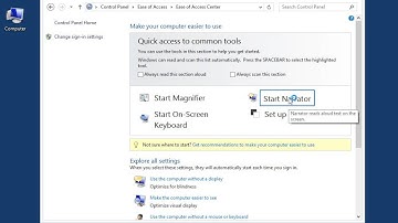 Windows 8.0 Professional - Choose Which Text Narrator Always Reads