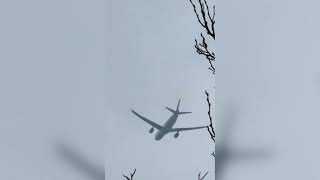 Information Flames Shoot Out of Jet Flying Over Dublin Update