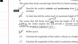2016 Final|Matric IEB Physics Paper 1 Exam |Question 2| Kinematics