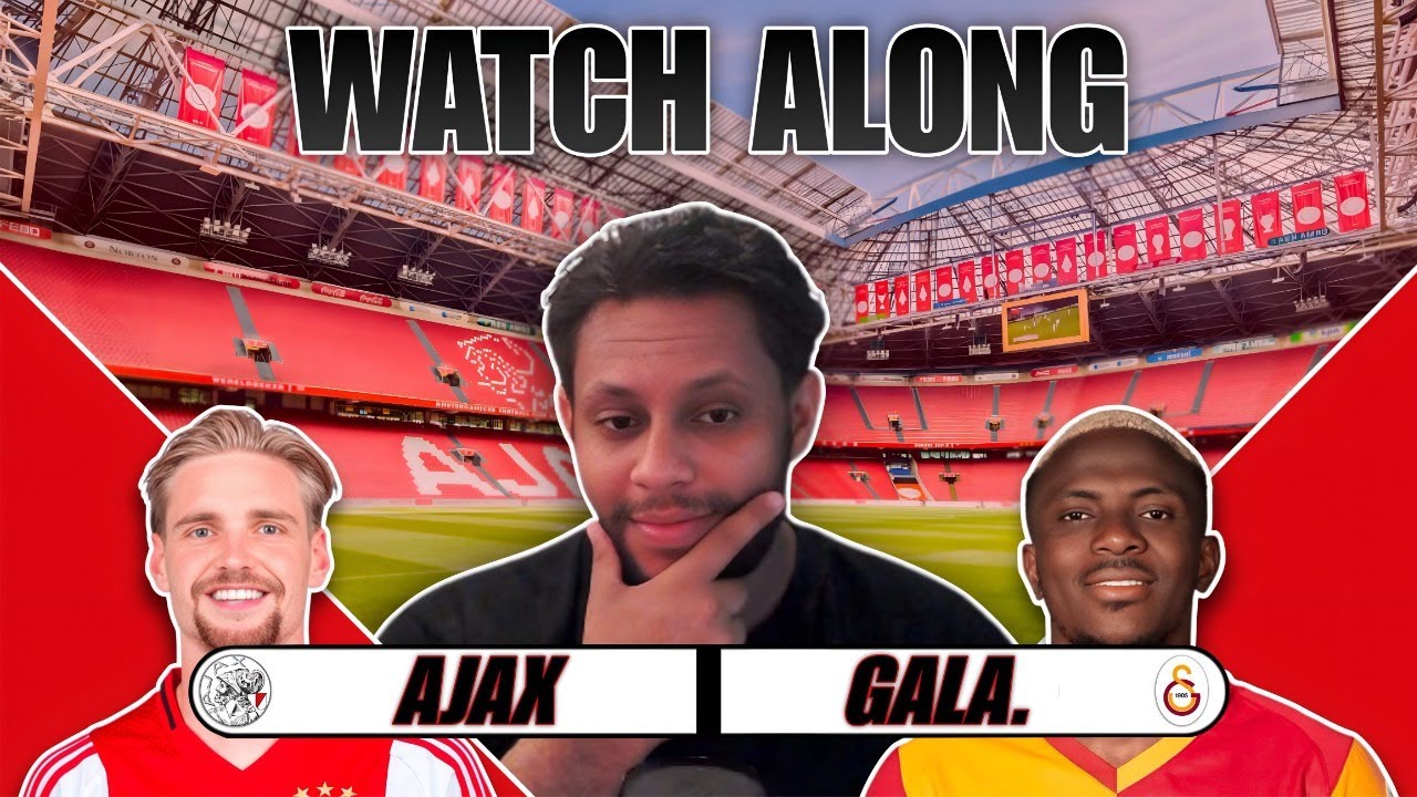Ajax 0-3 Galatasary Live | Champions League | Watch Along 
