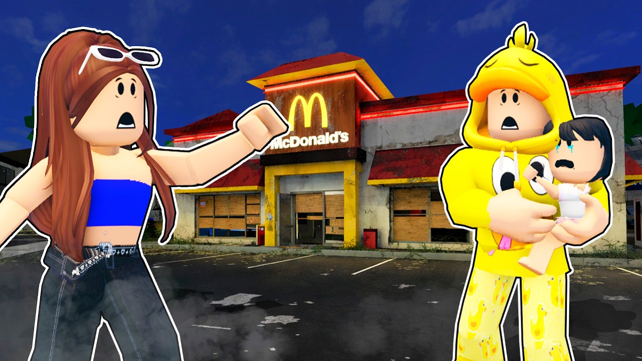 Encontramos un MCDONALDS Abandonado en Brookhaven Roblox!!
