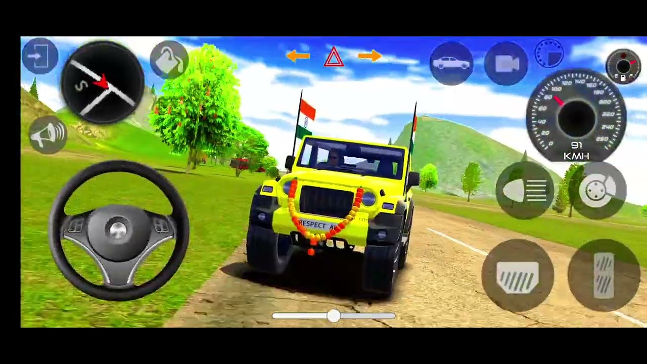 Indian car game 🎯 Thar modified gameplay 👿