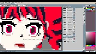 PIXEL ART TIMELAPSE | MAKING VIDEO OF TETO EDIT