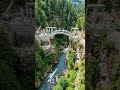 How They Built This Massive Arch Bridge Across a Gorge #civilengineering #construction