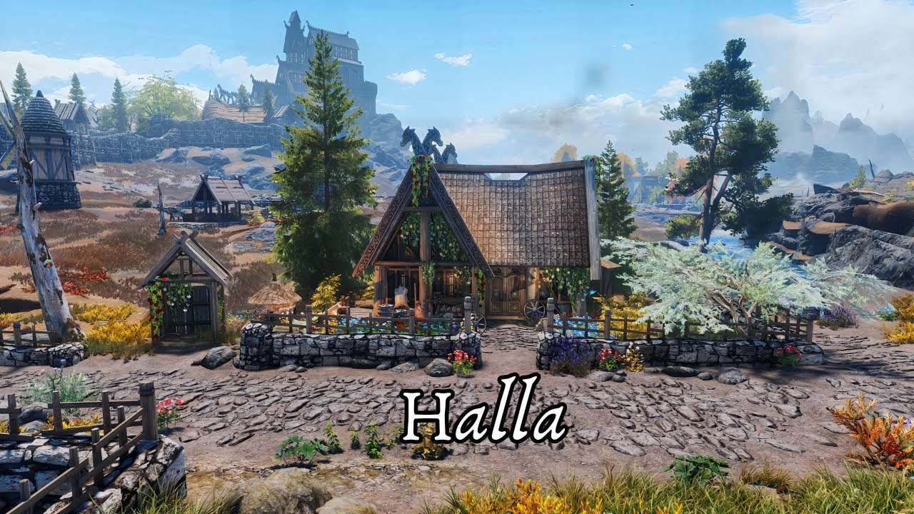 Halla — Дом игрока Skyrim от Элианоры для Xbox и ПК (AE/SE)