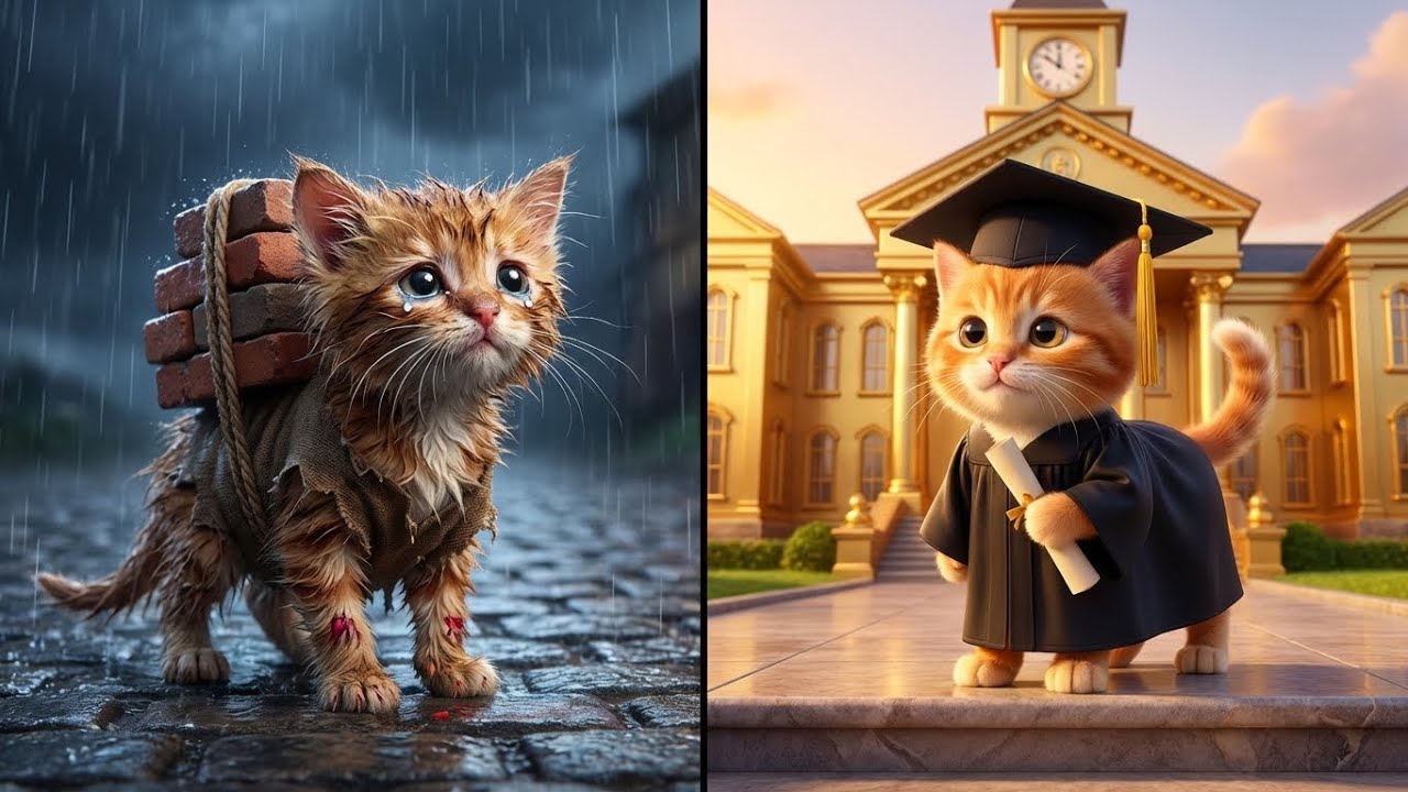 Never Give Up | The Emotional Journey of Brave Kittens Who Changed Their Fate | Catomic Fables Story