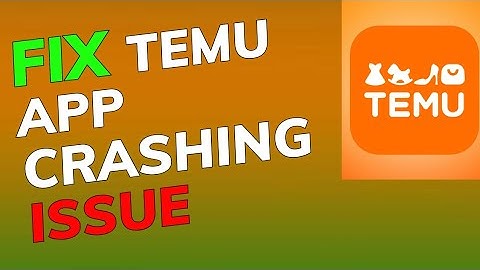 How to Fix Temu App Crashing Issue 2025?
