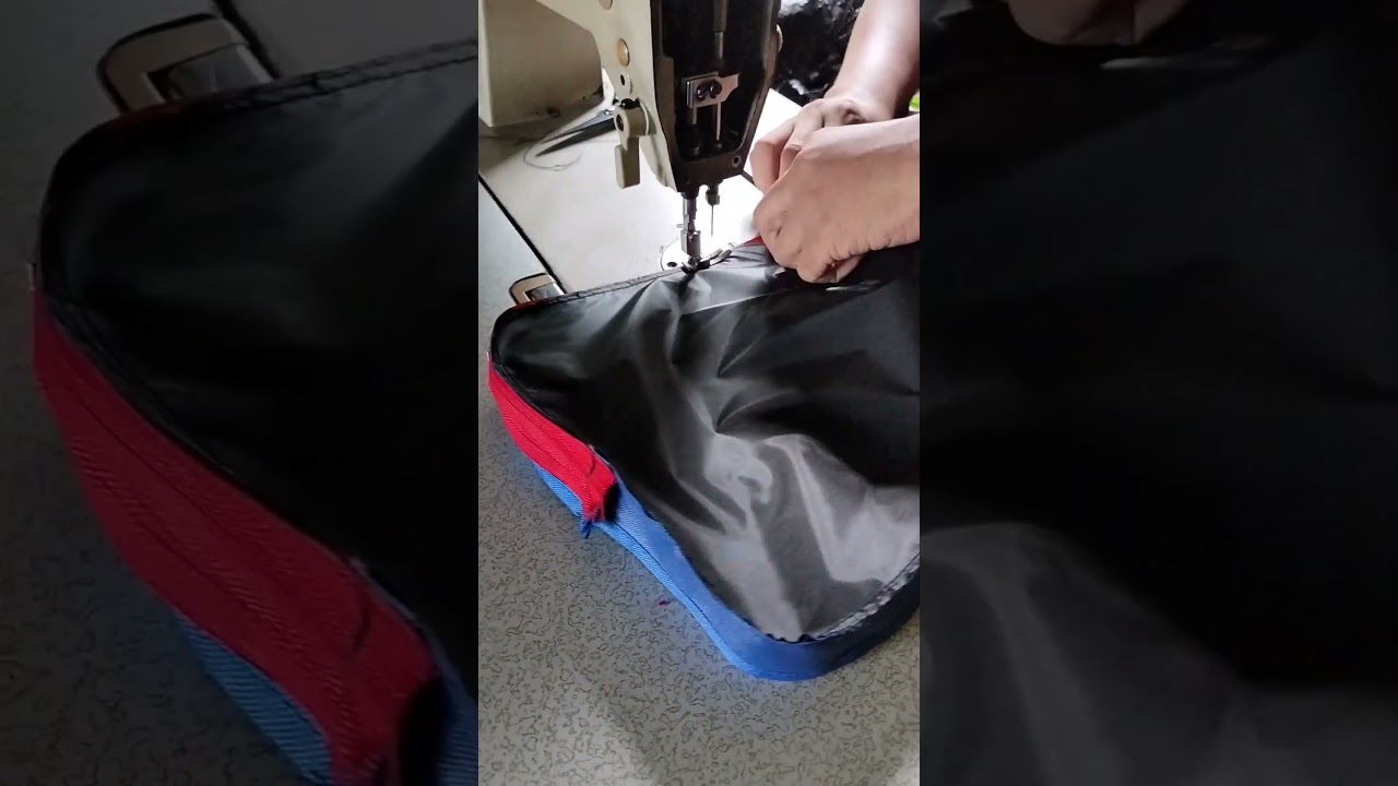 PROSES MEMBUAT SAKU DEPAN TAS SEKOLAH RANSEL - AGAR LEBIH KUAT DAN RAPI