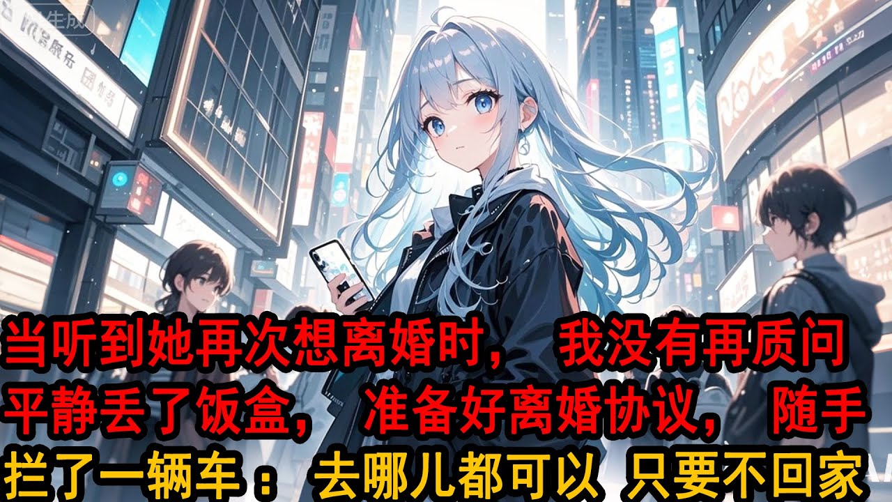 結婚八年，當聽到老婆再一次為了初戀要和我離婚時，我沒有沖進去質問，而是平靜地將手裏的飯菜丟進一旁的垃圾桶。轉身走出律所，我隨手攔了一輛車，給了計程車司機兩千塊。“去哪兒都可以。”只要不回家