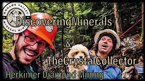 Herkimer Diamond Mining 💎 with TheCrystalCollector in New York!