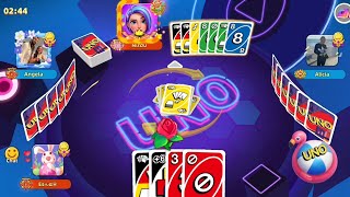 Unbeatable UNO! Mobile Plays in Go Wild Mode with a High Stack of Cards  (Wild Discard All) screenshot 2