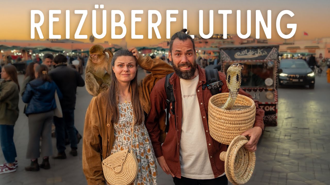 Stadt mit zwei Gesichtern: 1 Tag in Marrakech | VAN LIFE Marokko