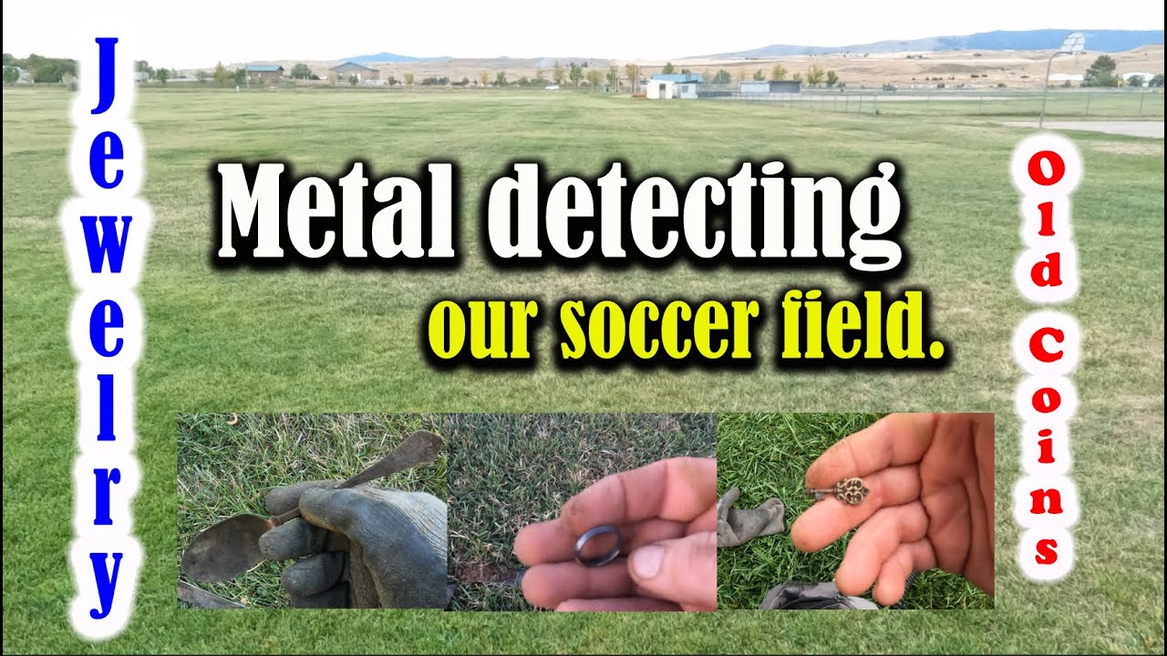 Metal detecting sports fields for jewelry.  | Ep 172 