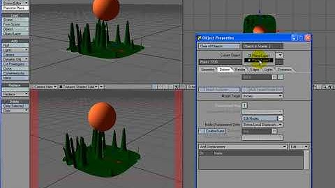 LightWave 9 Node Editor- Displacement Node