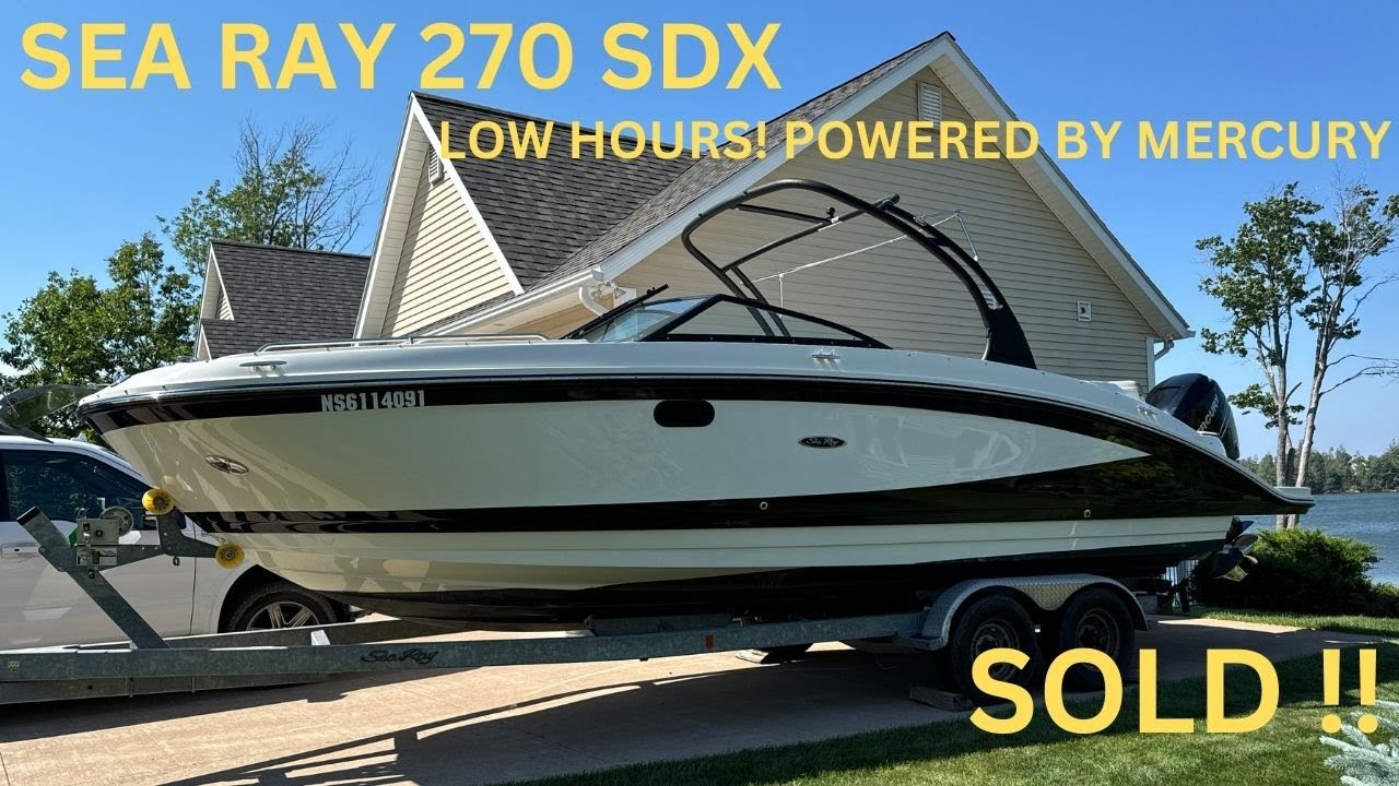 SEA RAY 270 SDX! PERFECT FOR ENTERTAINING / SPACIOUS  FOR THE WHOLE FAMILY!