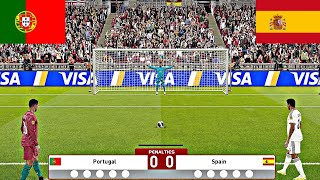 PORTUGAL VS SPAIN FULL PENALTY SHOOTOUT | POR VS ESP HIGHLIGHTS