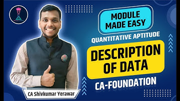 Statistical Description of Data | Set -A ICAI Module | One Shot | Statistics | CA Shivkumar Yerawar