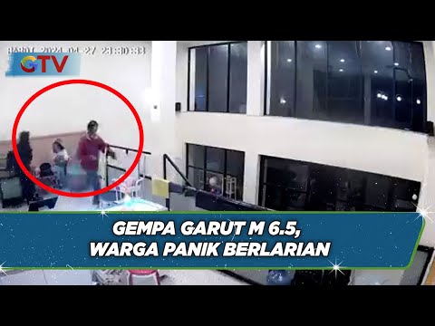 Rekaman CCTV dari Berbagai Lokasi saat Gempa Garut M 6.5 - BIS 28/04