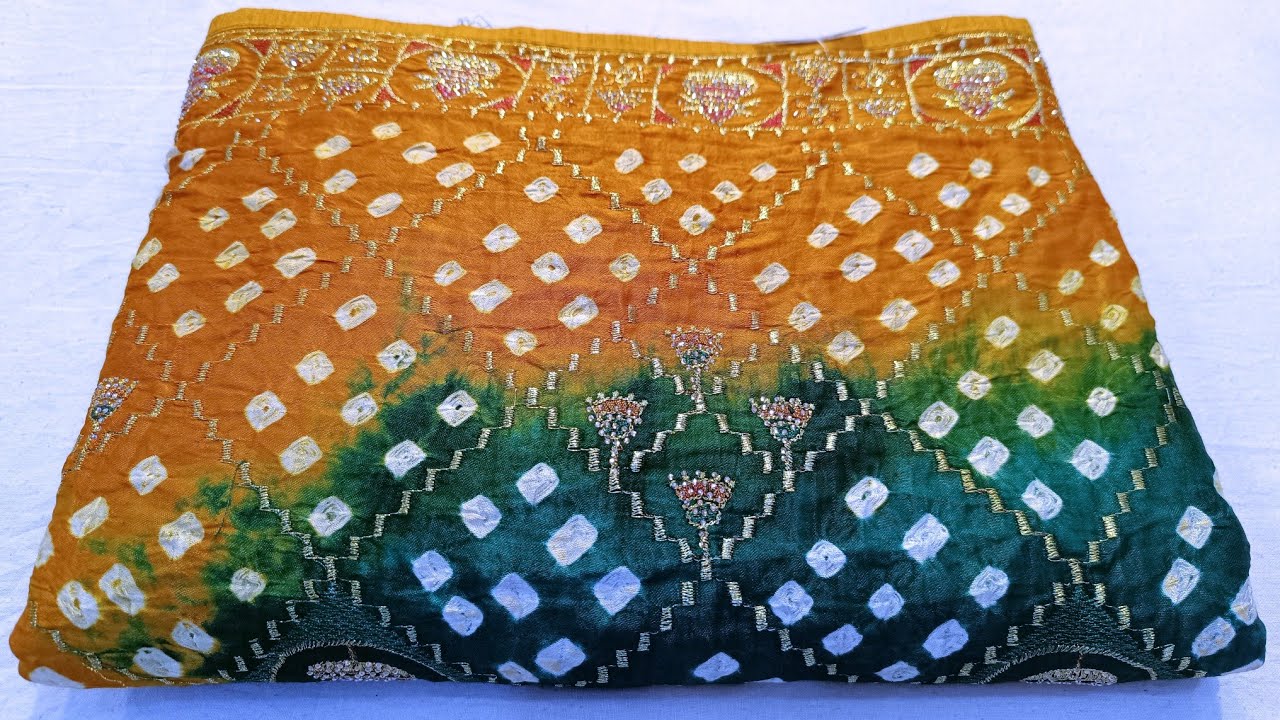 💥तीज के लिए एकदम लेटेस्ट प्योर बंधेज की साड़ी😍 | Latest Pure Bandhej Saree Collection #bandhejsaree