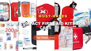 Cheap & Best Top 5 Compact First Aid Kits For Cars Unboxing & Review - Portable First Aid Kit For Ou