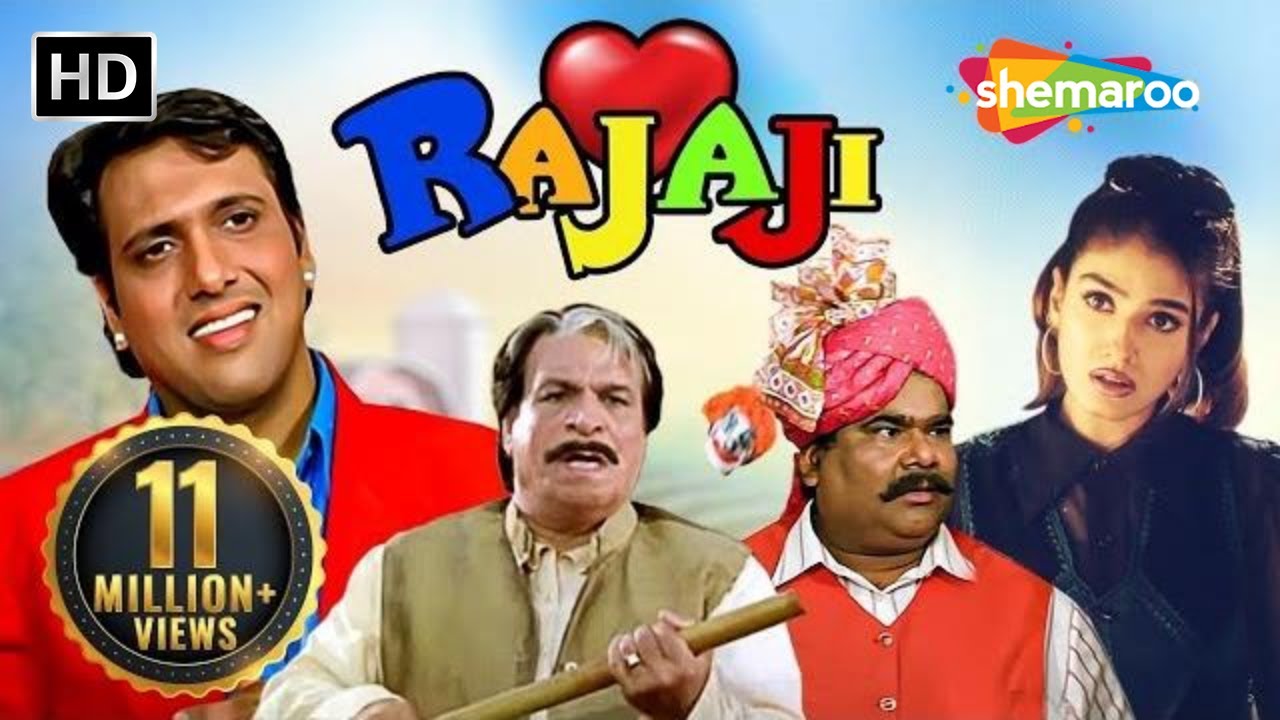 Rajaji Full Movie  Superhit Comedy Movie  Govinda    Raveen Tandon   Satish Kaushik