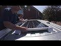 Installing a 150 Watt Solar Panel onto a Fiat Ducato Campervan