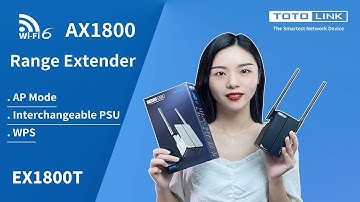 WiFi6 Range Extender AX1800 Overview | TOTOLINK