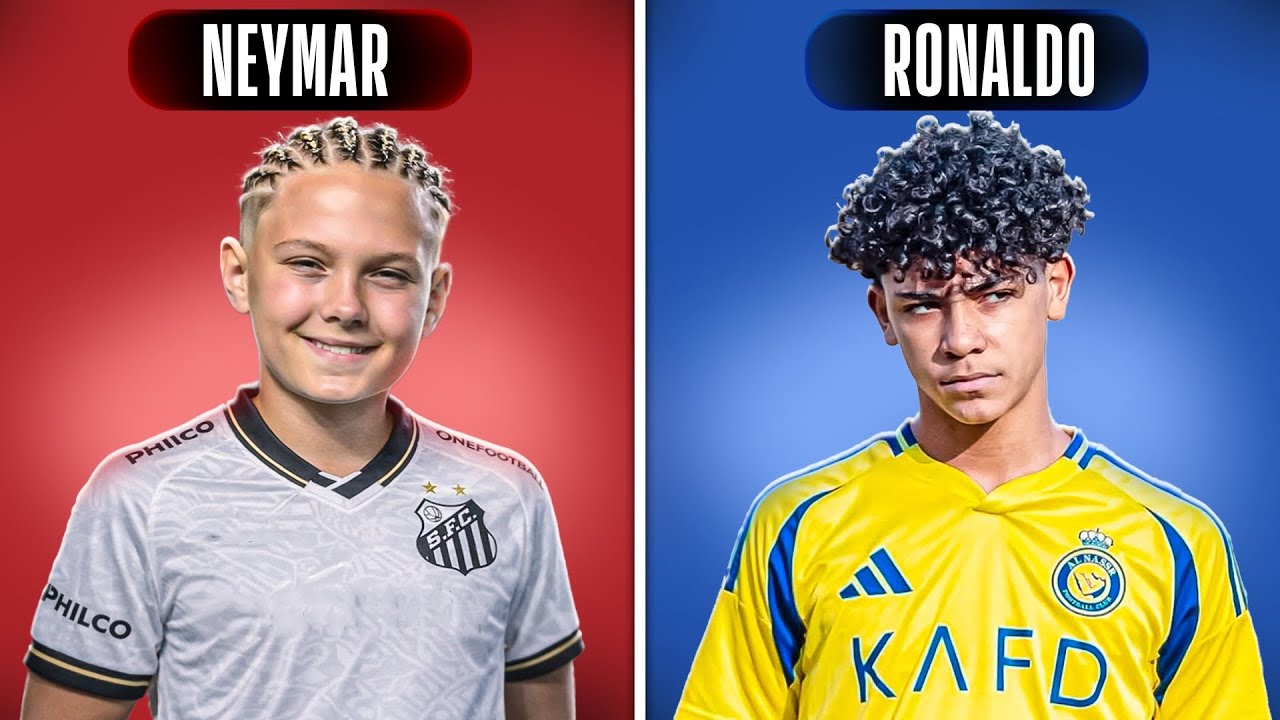 CÂT DE BUNI SUNT COPIII CELOR MAI MARI STARURI DIN FOTBAL?! 