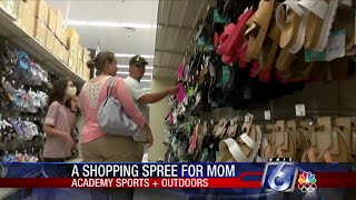 A shopping spree for mom
