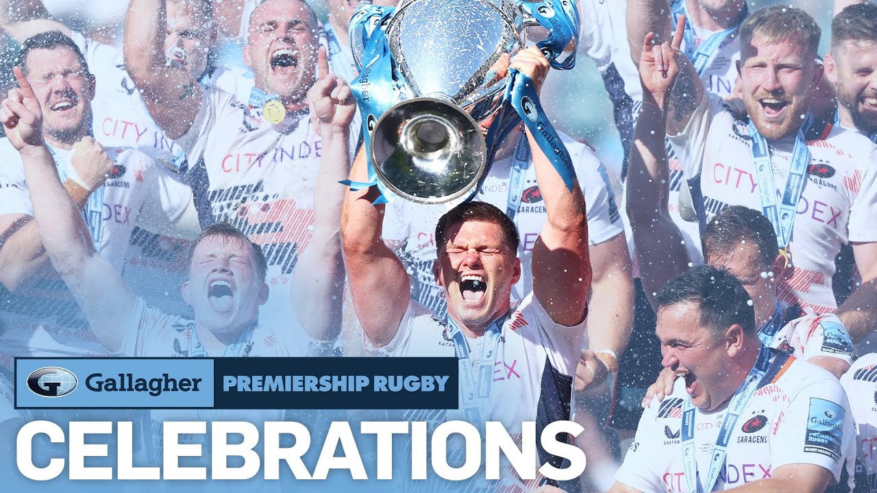 Saracens Lift The Trophy! Post-Final Reaction At Twickenham Gallagher Premiership Rugby