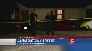 Man Goes To Hospital After Getting Shot In Face