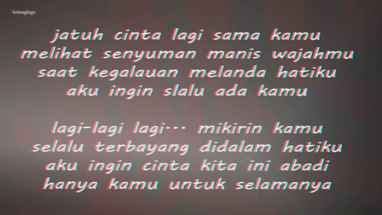 Jatuh Cinta Sama Kamu Lirik F Y M Youtube