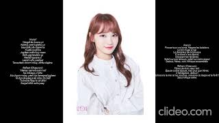 LE SSERAFIM Kim Chaewon - Pincez Tous vos Koras, Frappez les Balafons FR/WO AI Covers