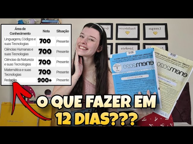 REAGINDO ÀS NOTAS DO ENEM 2021! - Meu desempenho no MAIOR VESTIBULAR do  Brasil! - Nicolas Lazaroto 