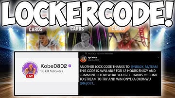 NEW CREATOR CODE! MORE PACKS FROM KOBE0802_! KEEP THE LOCKER CODES COMING BABY! | NBA 2K20 |