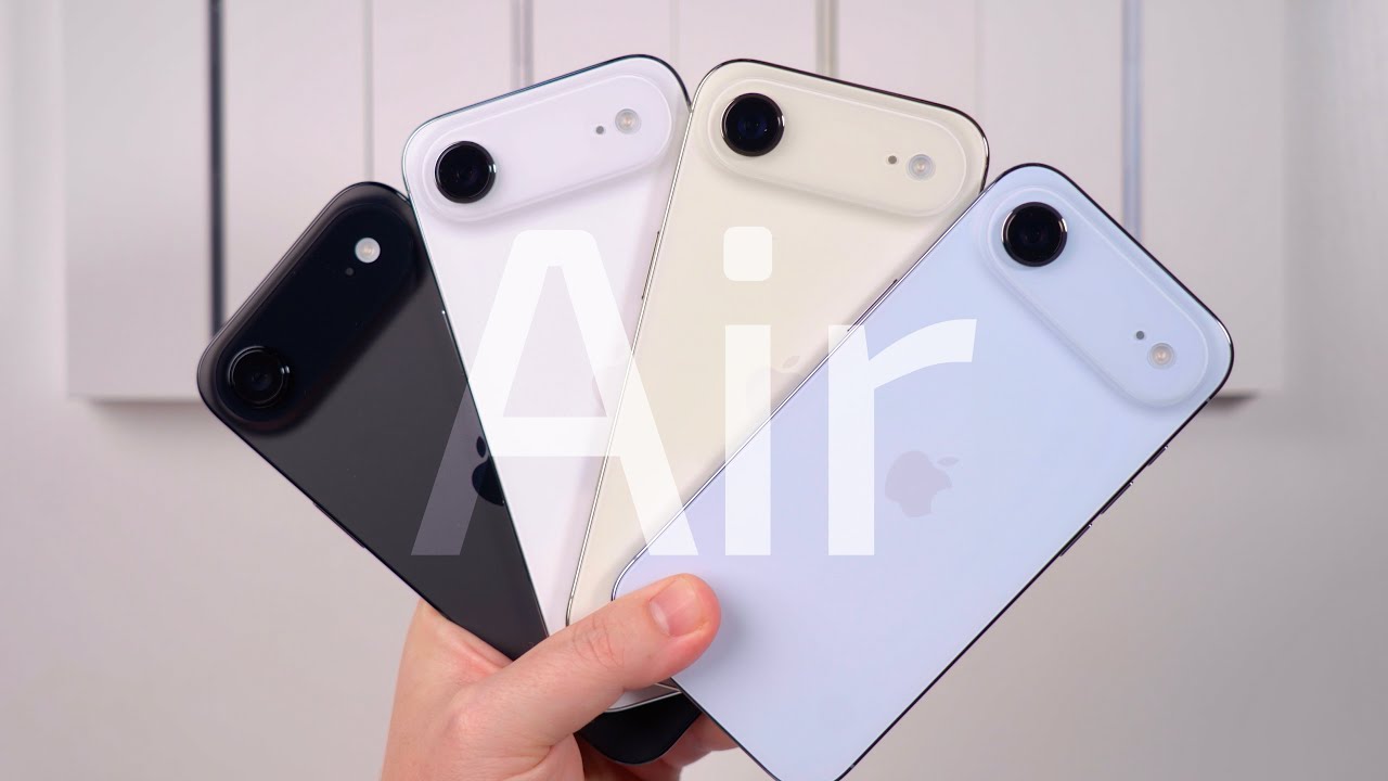 Unboxing de todas as cores do iPhone Air!