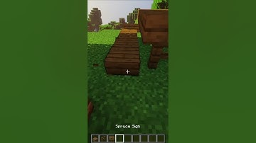 How to Build a Picnic Table | Tutorial | Minecraft