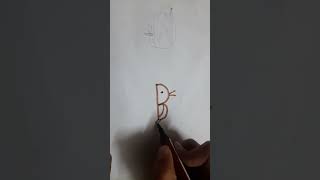 Easy drawing of the letter B رسم سهل بحرف ال B #short #viral #لايك_اشتراك #drawing