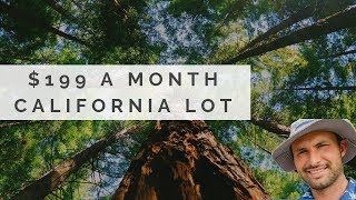 199 a Month infill lot in CA Mendocino County