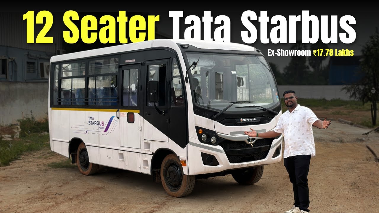 ✅ 🚌 12-Seater Tata Starbus Marcopolo Review | Tamil Walkaround & Features Explained 🔥