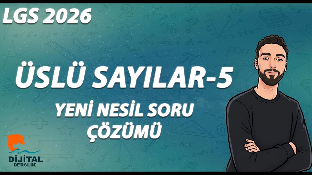 Üslü Sayılar - 5 Soru Çözümü | 8.Sınıf Matematik | LGS 2026