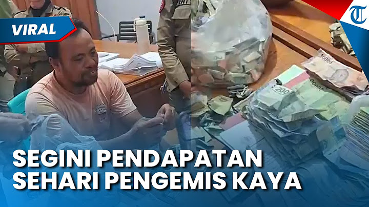 PENGHASILAN SEHARI PENGEMIS KAYA! Dalam Sehari Bisa Kantongi Uang Lebih dari UMR Jakarta Sebulan