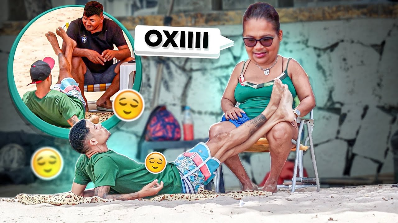 O INCOVENIENTE NA PRAIA - pegadinha