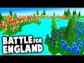 England vs Ireland and France!  MASSIVE Invasion Defense (Ancient Warfare 3)