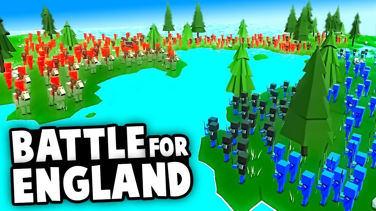England vs Ireland and France!  MASSIVE Invasion Defense (Ancient Warfare 3)