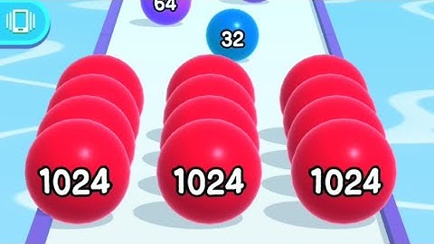 Ball Run 2048 - All Levels Gameplay Android,iOS Level 391-400